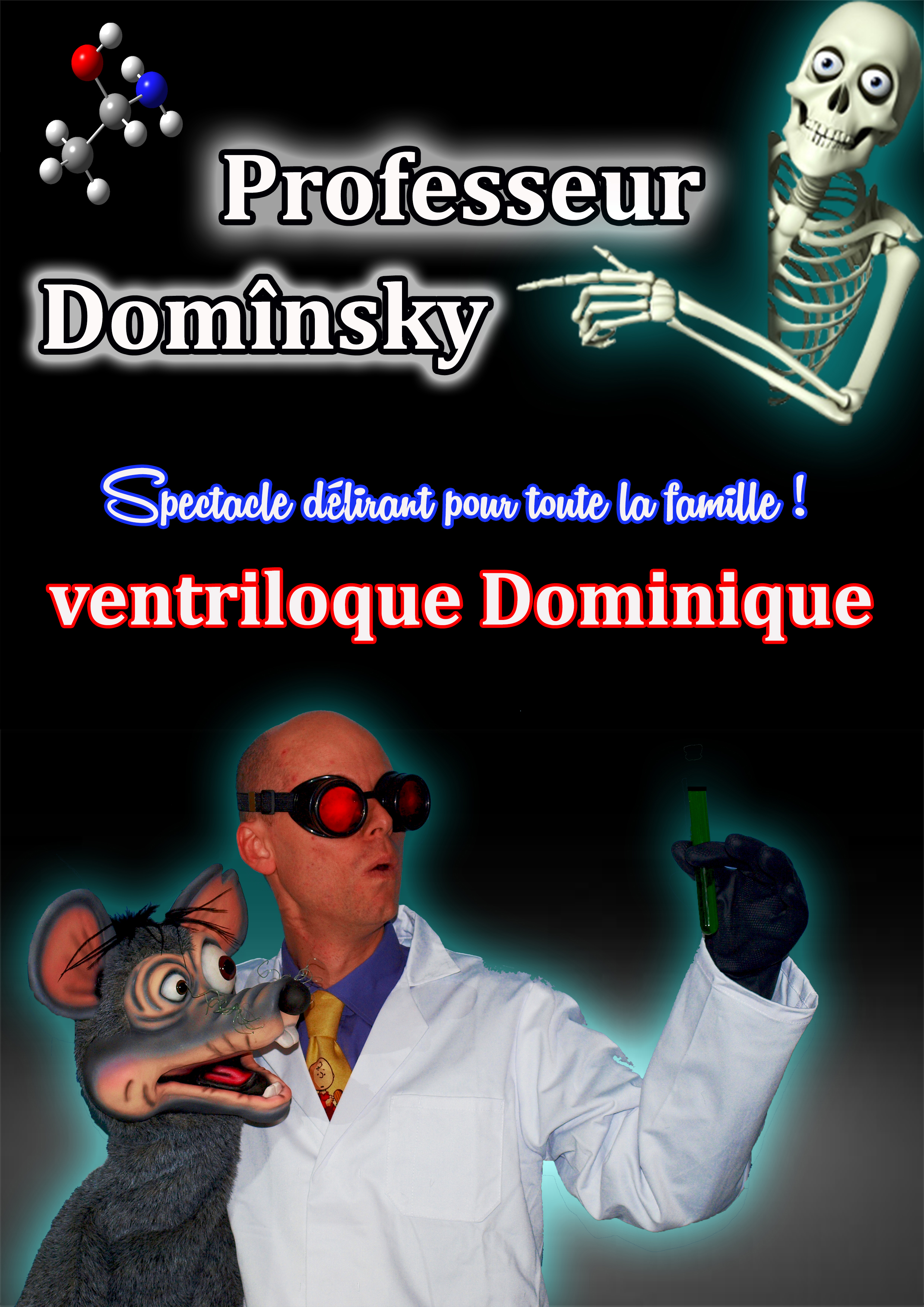 Découvrez le ventriloque Dominique et ses spectacles